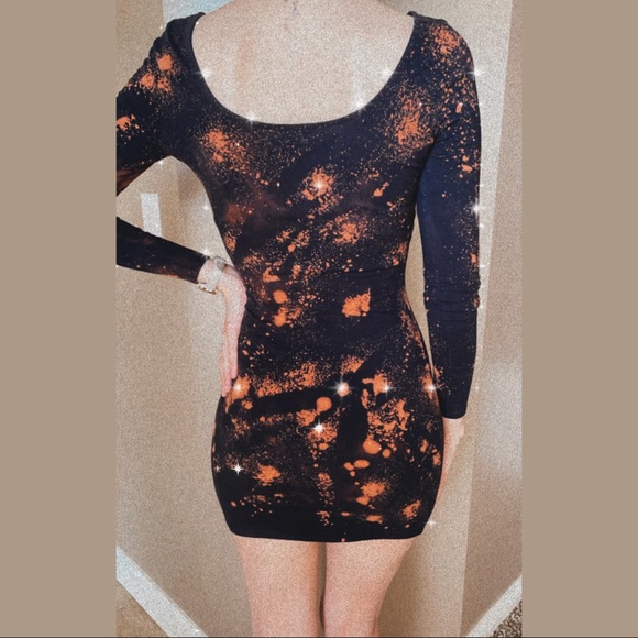 Bleached Bodycon Dress - Picture 2 of 2